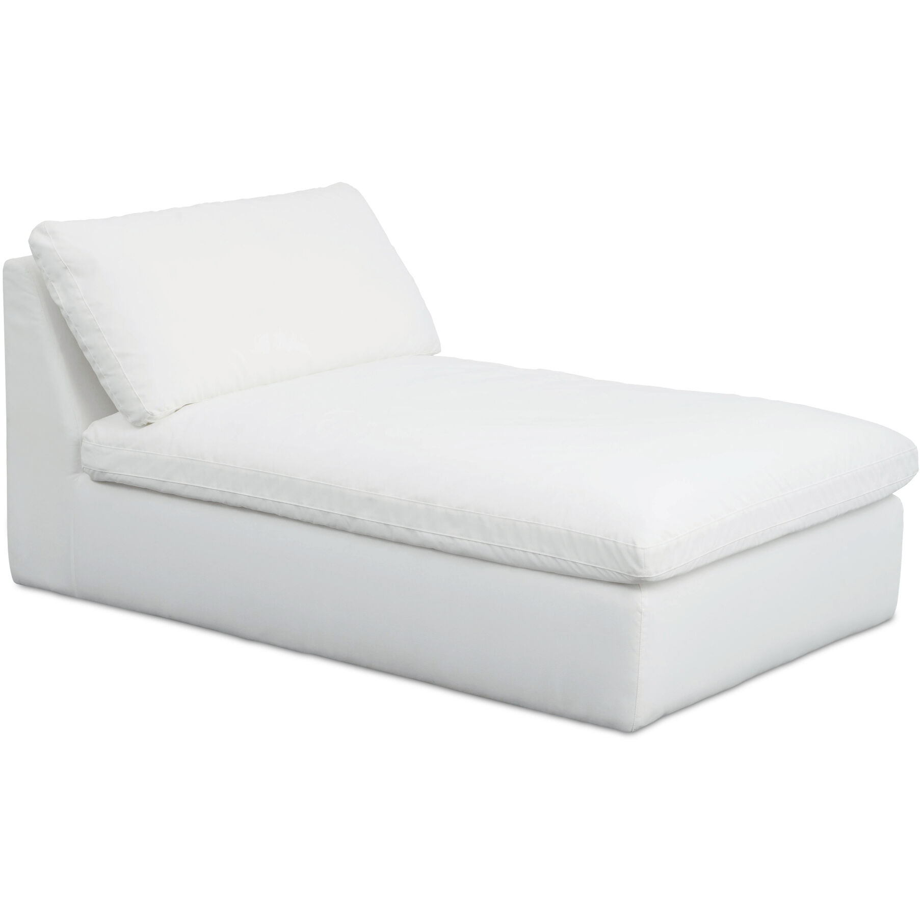 Miles White Outdoor Chaise
